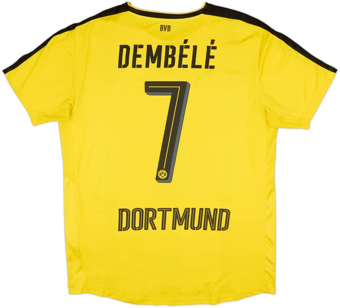 2016-17 Borussia Dortmund Home Shirt Dembele #7 - 8/10 - (L)