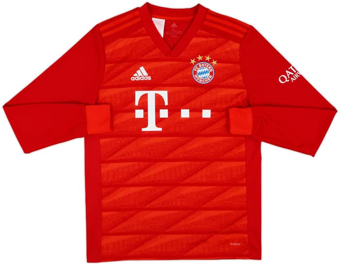 2019-20 Bayern Munich Home L/S Shirt Coutinho #10 - 8/10 - (XL.Boys)