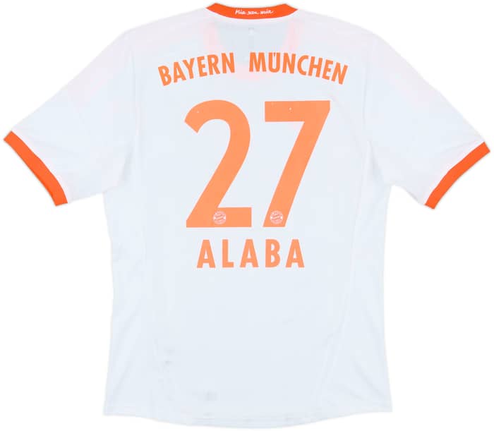 2012-13 Bayern Munich Away Shirt Alaba #27 - 6/10 - (M)