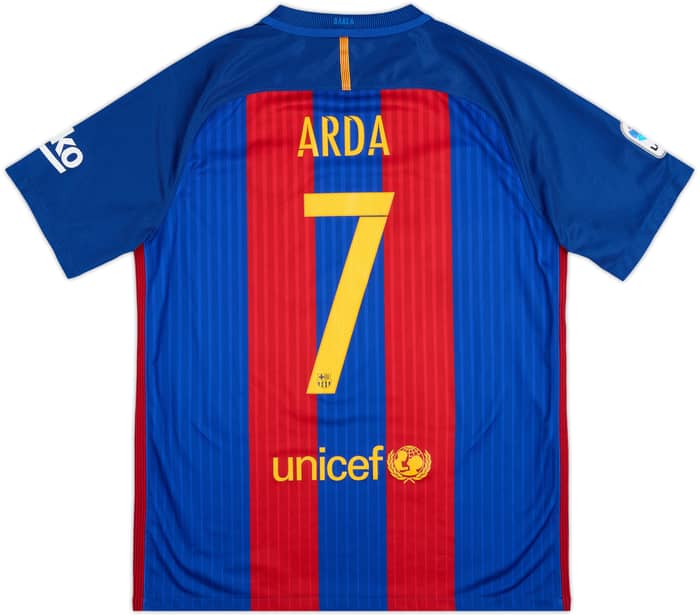 2016-17 Barcelona Home Shirt Arda #7 - 5/10 - (L)