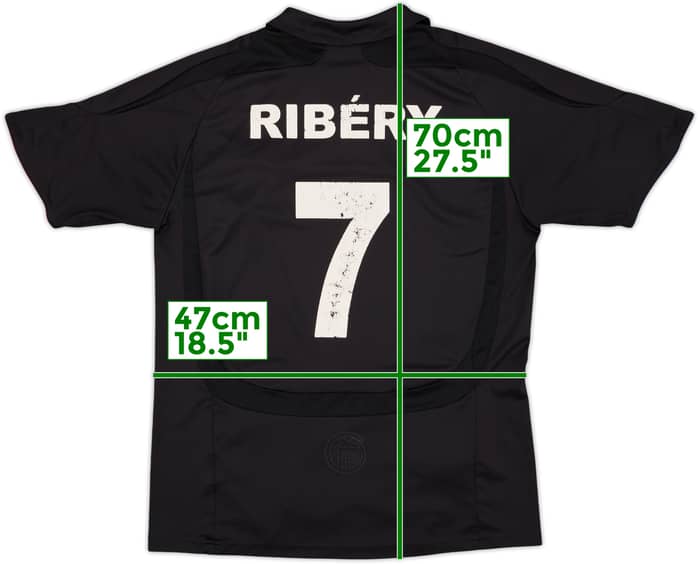 2007-08 Bayern Munich Third Shirt Ribery #7 - 6/10 - (XL.Boys)