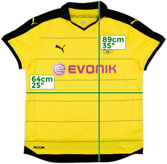 2015-16 Borussia Dortmund Home Shirt - 7/10 - (3XL)