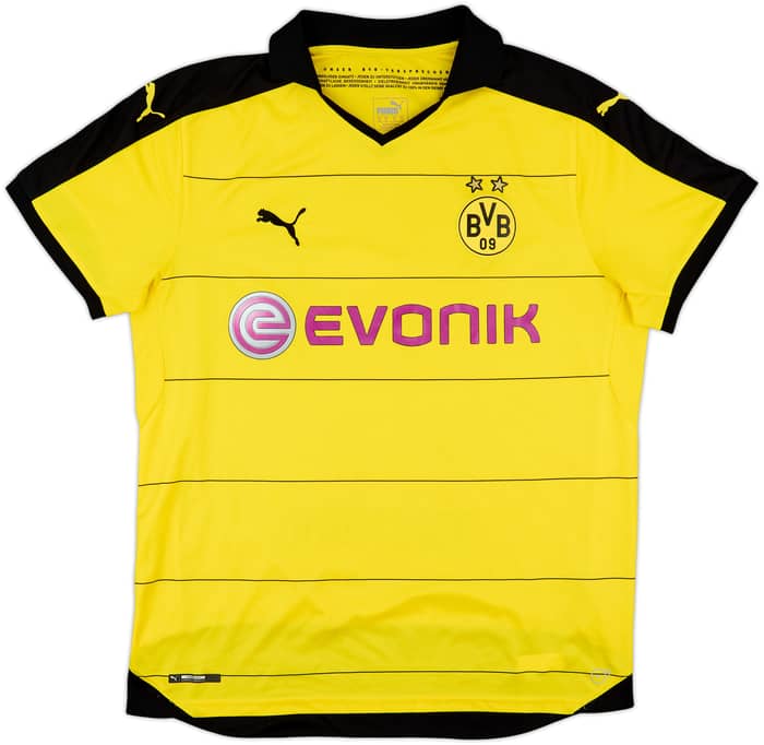 2015-16 Borussia Dortmund Home Shirt - 8/10 - (XL)
