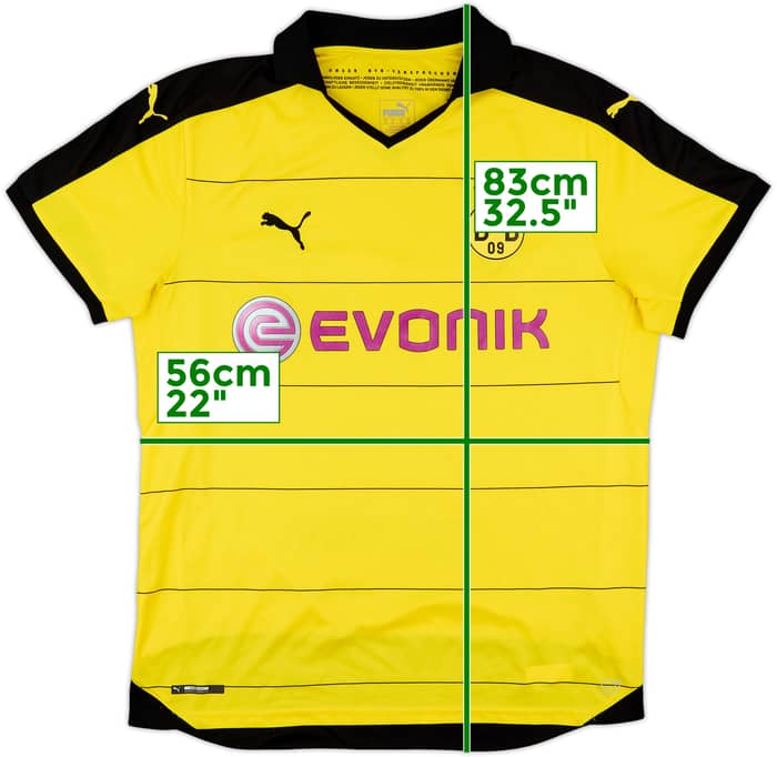 2015-16 Borussia Dortmund Home Shirt - 8/10 - (XL)