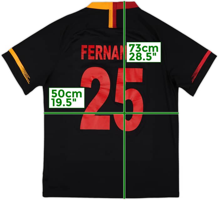 2018-19 Galatasaray Away Shirt Fernando #25 - 5/10 - (M)