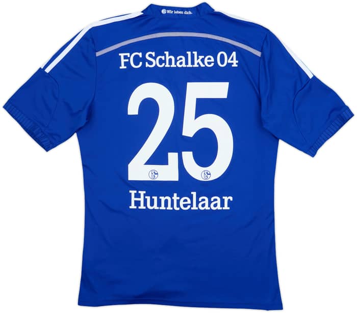 2014-16 Schalke Home Shirt Huntelaar #25 - 8/10 - (XL)