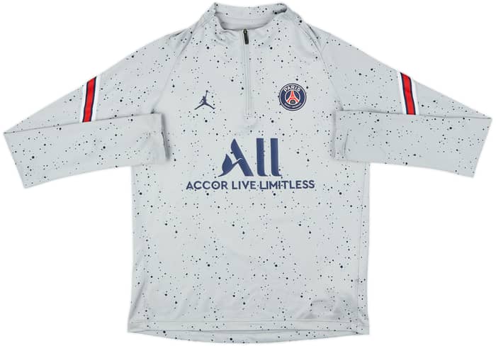 2022-23 Paris Saint-Germain Jordan 1/4 Zip Drill Top - 10/10 - (XL.Boys)