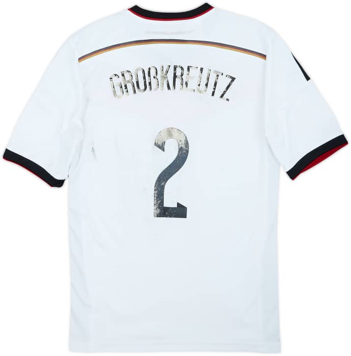 2014-15 Germany Home Shirt Grosskreutz #2 - 4/10 - (XL.Boys)