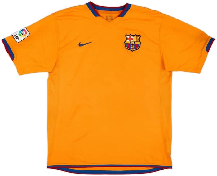 2006-08 Barcelona Away Shirt Ronaldinho #10 - 8/10 - (L)