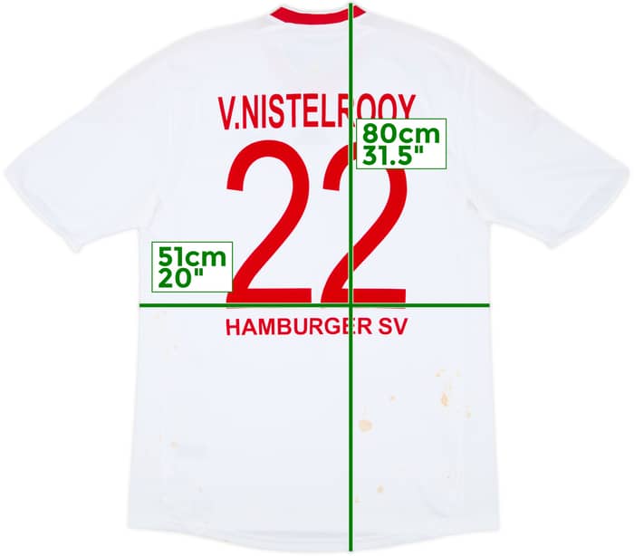 2009-10 Hamburg Home Shirt v. Nistelrooy #22 - 6/10 - (M)