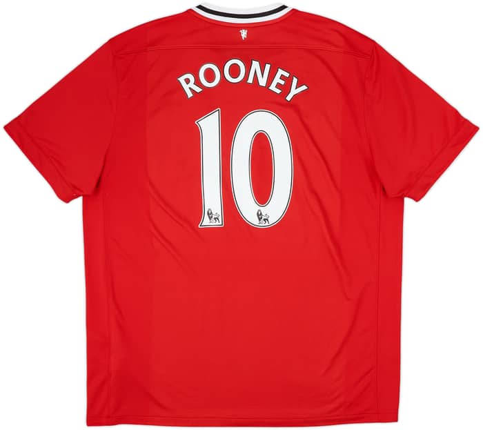2011-12 Manchester United Home Shirt Rooney #10 - 7/10 - (XXL)