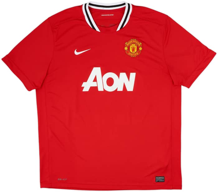 2011-12 Manchester United Home Shirt Rooney #10 - 7/10 - (XXL)