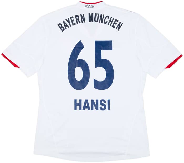 2010-11 Bayern Munich Away Shirt Hansi #65 - 9/10 - (L)