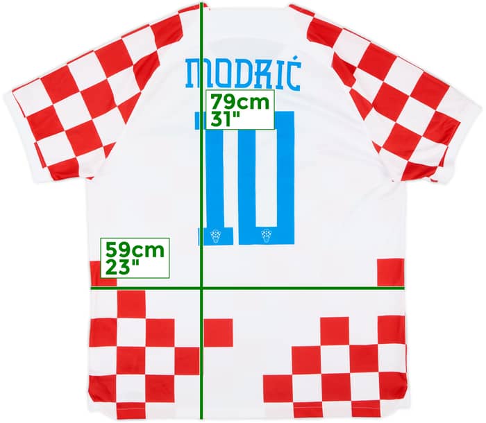 2022-23 Croatia Home Shirt Modric #10 - 9/10 - (XL)