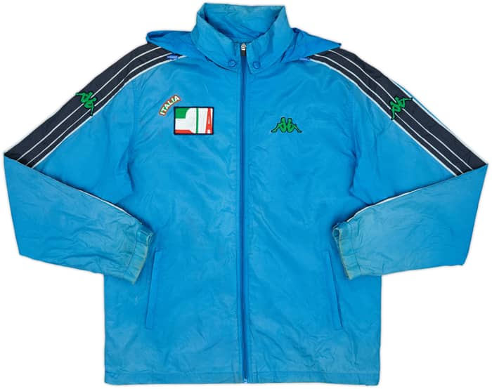 2002 Italy Kappa Hooded Rain Jacket - 5/10 - (XL)