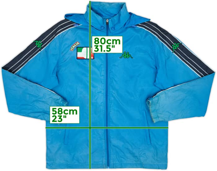 2002 Italy Kappa Hooded Rain Jacket - 5/10 - (XL)