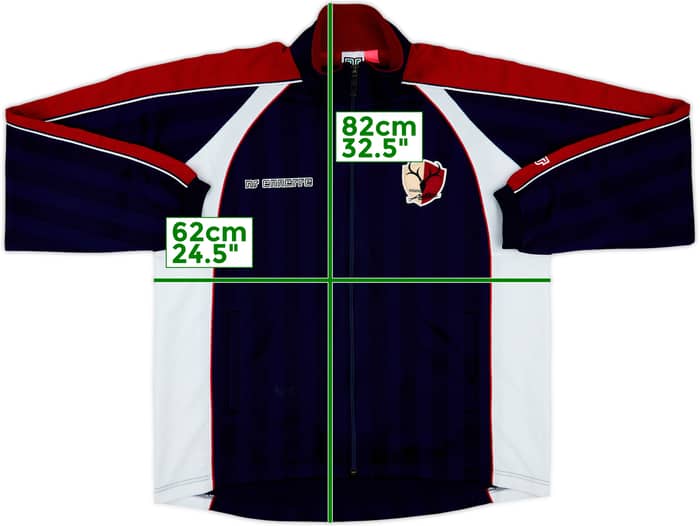 2000-01 Kashima Antlers Ennerre Track Jacket - 7/10 - (XL)
