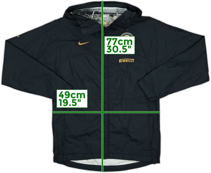 2008-09 Inter Milan Nike Hooded Rain Jacket - 5/10 - (XS)