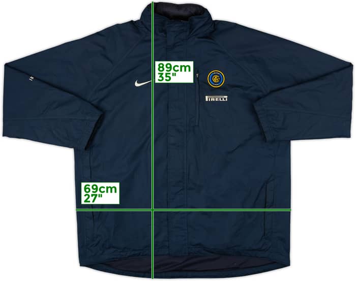 2005-06 Inter Milan Nike Hooded Rain Jacket - 6/10 - (XL)