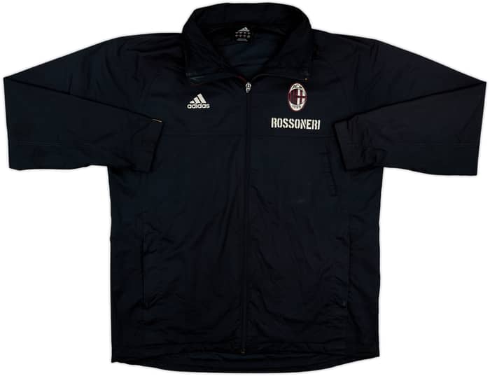 2009-10 AC Milan adidas Hooded Rain Jacket - 6/10 - (M)