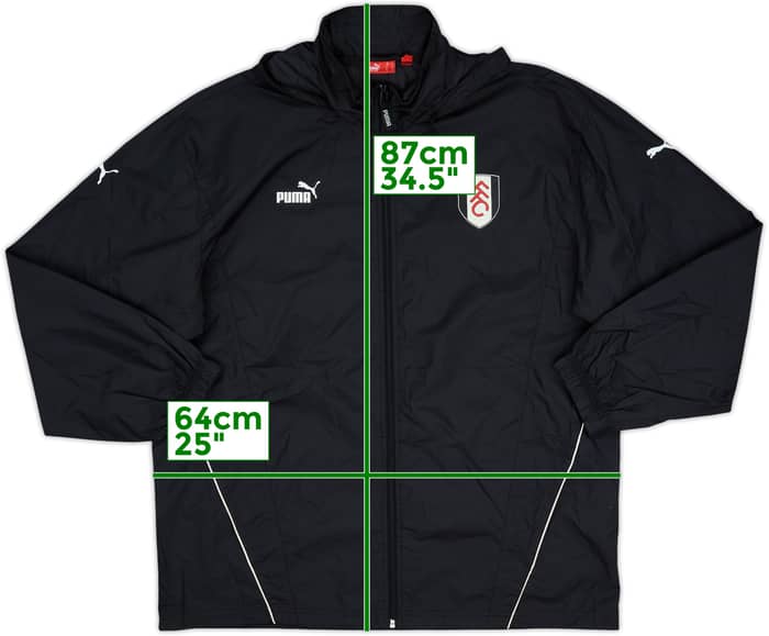 2005-06 Fulham Puma Hooded Rain Jacket - 7/10 - (L)