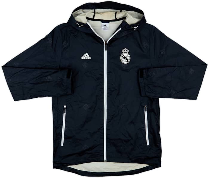 2012-13 Real Madrid adidas Hooded Rain Jacket - 8/10 - (M)