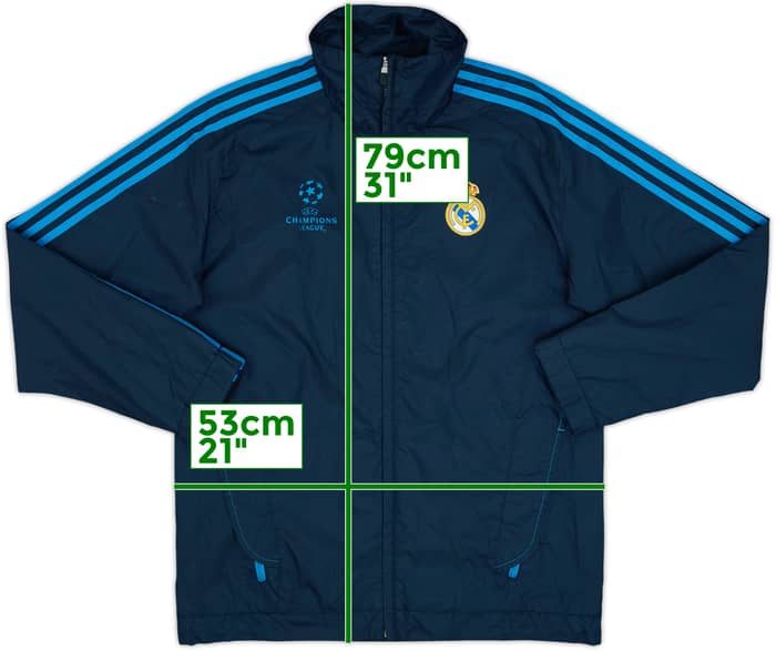 2011-12 Real Madrid adidas Track Jacket - 8/10 - (M)