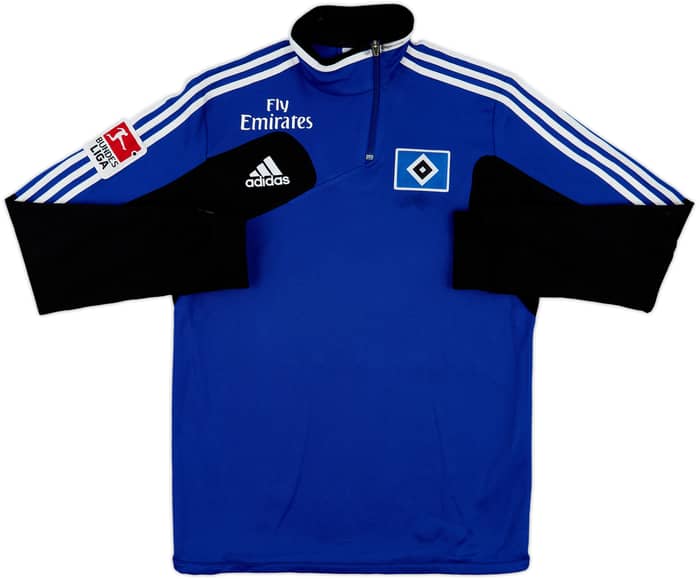 2012-13 Hamburg Player Issue adidas 1/4 Zip Drill Top - 5/10 - (L)