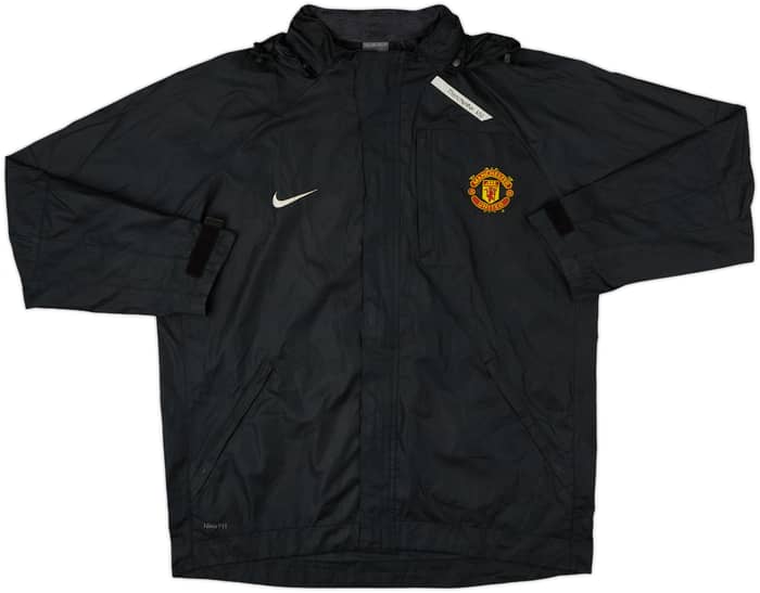 2007-08 Manchester United Nike Hooded Rain Jacket - 6/10 - (M)