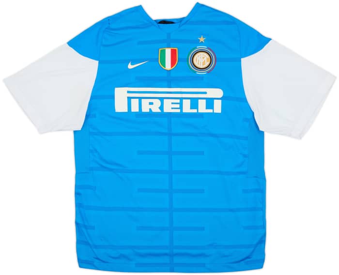Camiseta de entrenamiento Nike firmada del Inter Milan 2009-10 - 5/10 - (L)