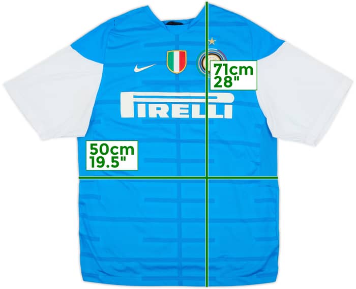 Camiseta de entrenamiento Nike firmada del Inter Milan 2009-10 - 5/10 - (L)