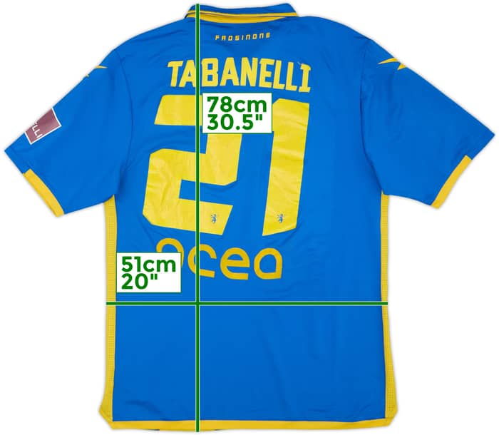 2019-20 Frosinone Away Shirt Tabanelli #21 - 5/10 - (XL)