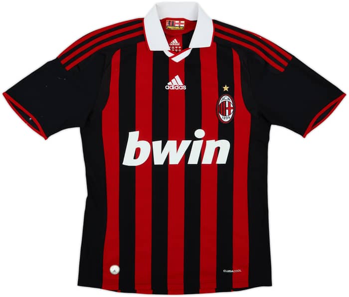 2009-10 AC Milan Home Shirt T.Silva #33 - 6/10 - (S)