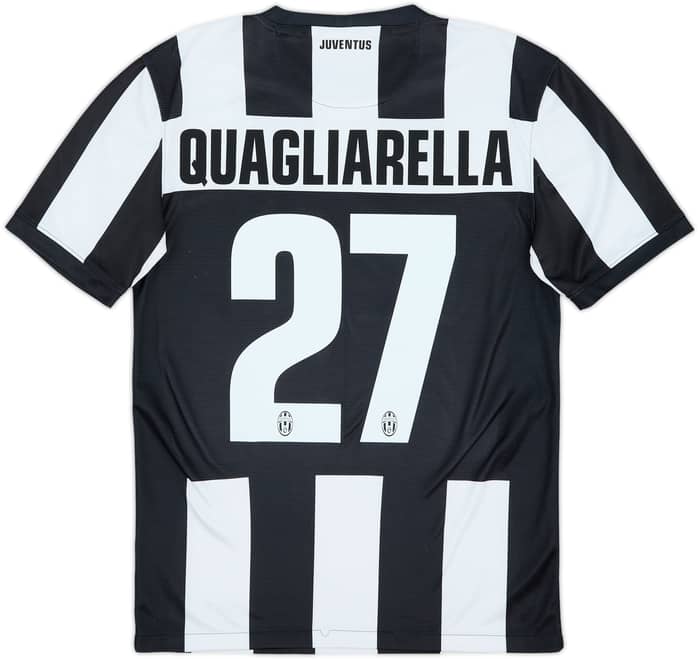 2012-13 Juventus Home Shirt Quagliarella #27 - 8/10 - (S)