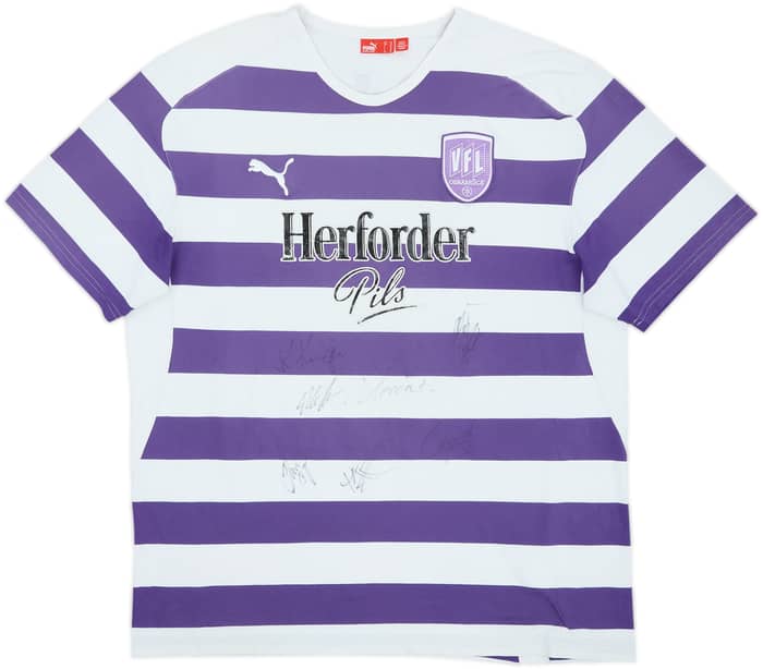 2008-09 VfL Osnabruck Signed Home Shirt Fuchs #18 - 4/10 - (XL)