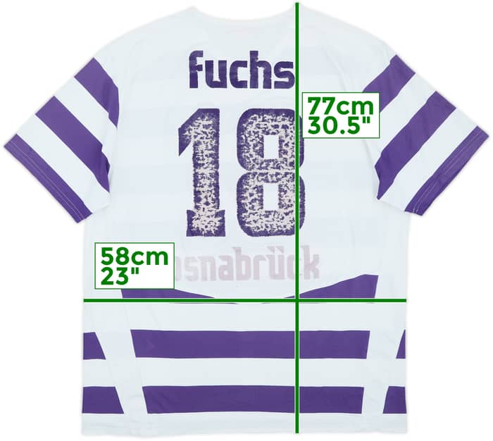 2008-09 VfL Osnabruck Signed Home Shirt Fuchs #18 - 4/10 - (XL)