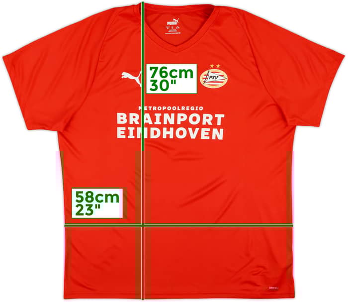 2020-21 PSV Puma Training Shirt - 8/10 - (XL)