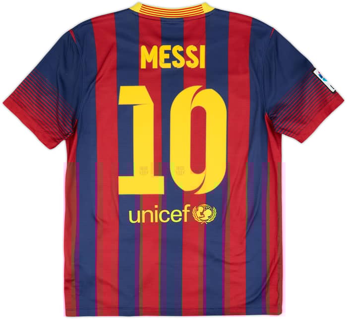 2013-14 Barcelona Home Shirt Messi #10 - 6/10 - (M)