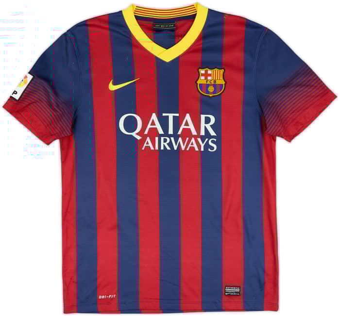 2013-14 Barcelona Home Shirt Messi #10 - 6/10 - (M)