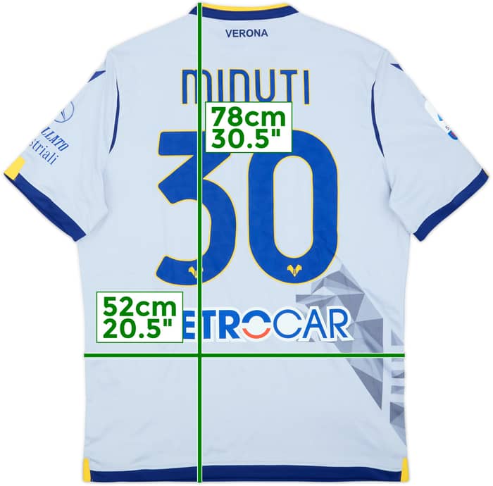 2020-21 Hellas Verona Third Shirt Minuti #30 (L)