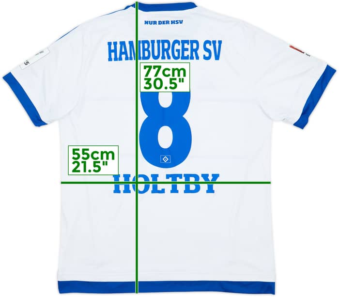 2015-16 Hamburg Home Shirt Holtby #8 - 6/10 - (L)