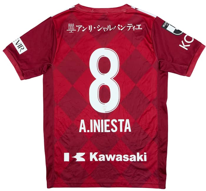 2020 Vissel Kobe Home Shirt Iniesta #8 - 7/10 - (S)