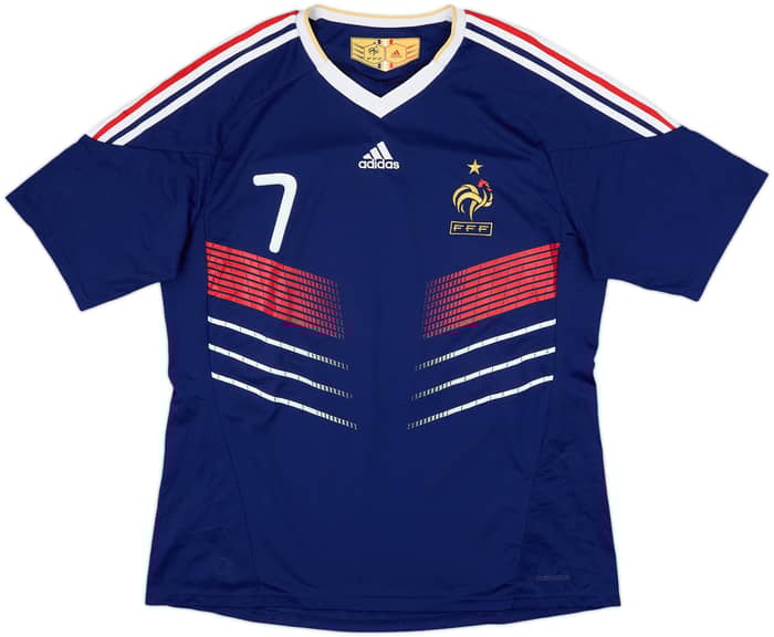 2009-10 France Home Shirt Ribery #7 - 6/10 - (XL)
