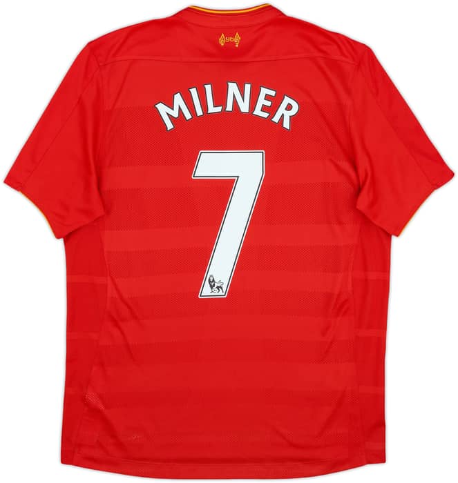 2016-17 Liverpool Home Shirt Milner #7 - 8/10 - (M)