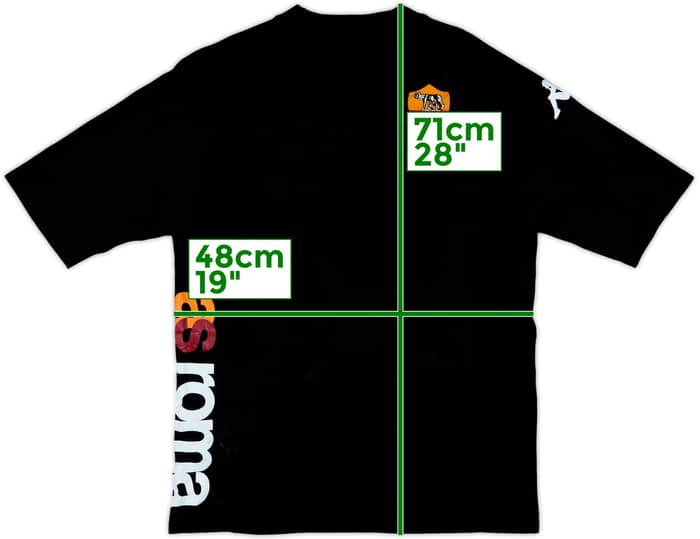 2008-09 Roma Kappa Training Shirt - 6/10 - (L)