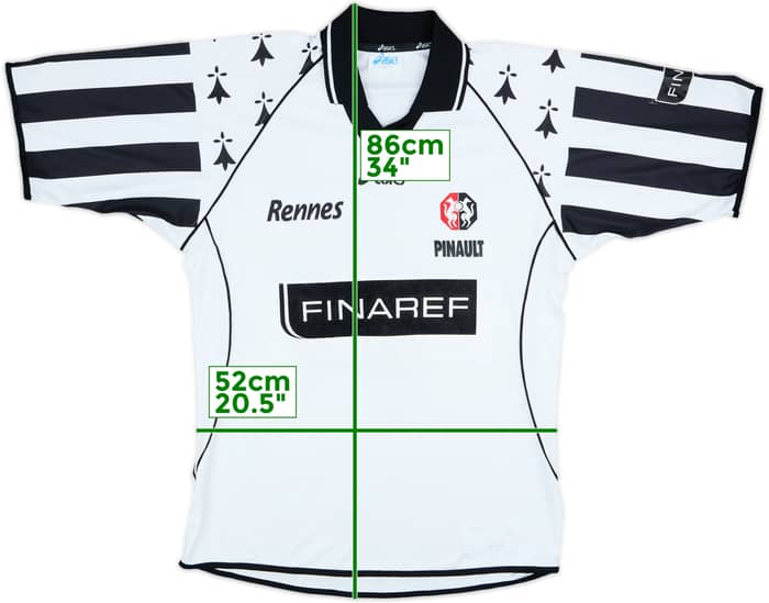 2000-02 Stade Rennais Away Shirt - 8/10 - (XL)