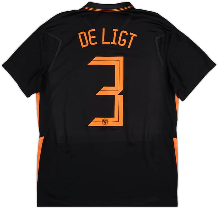 2020-22 Netherlands Away Shirt De Ligt #3 - 7/10 - (L)