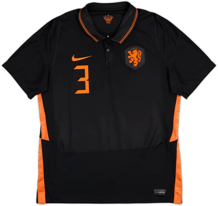 2020-22 Netherlands Away Shirt De Ligt #3 - 7/10 - (L)