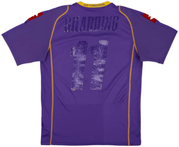 2008-09 Fiorentina Home Shirt Gilardino #11 - 4/10 - (L)