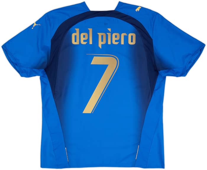 2006 Italy Home Shirt Del Piero #7 - 6/10 - (L)